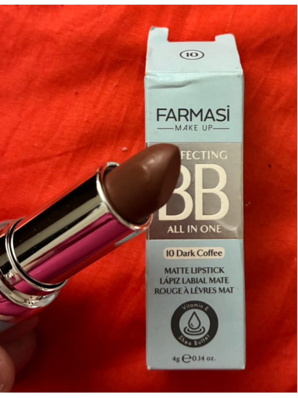 Farmasi BB Lipstick in Dark Coffee
